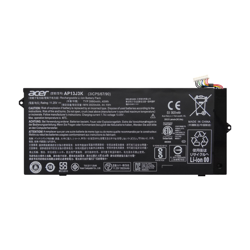 Original 3990mAh 45Wh Batterie Acer Chromebook 11 C732LT